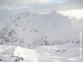 Фото снежных горных пейзажей Приэльбрусья